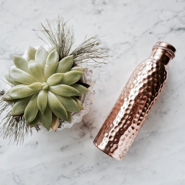 Hammered Copper Bottle - Image 2