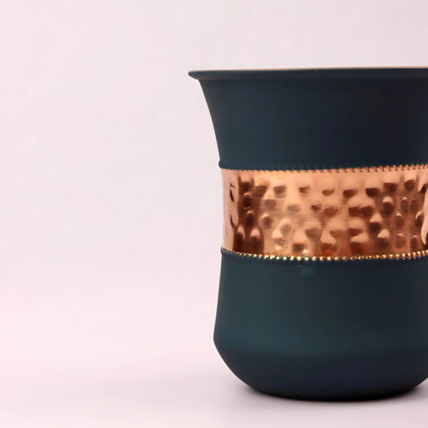 2 Vedic Copper Glass Set - Image 5